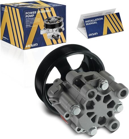 AISIN AFTERMARKET PSPT-00438 Power Steering Pump - Compatible with Toyota RAV4 2001-2005 - L4 2.0L 2.4L in Kuwait