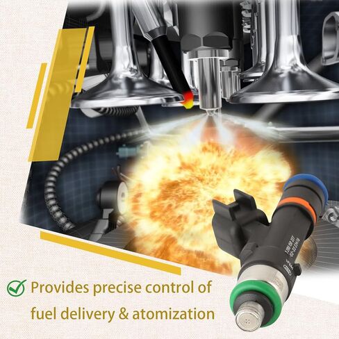 2011-2017 Coyote 5.0 Fuel Injectors,Compatible with/Ford F150 & Mustang GT 5.0L |4 Holes| |Set of 8| |OE#0280158227| in Kuwait