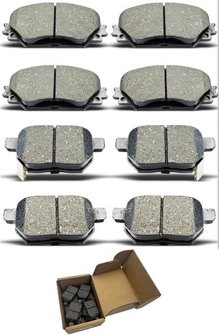 Brake Pads Set For 2009-2010 For Pontiac Vibe,2008-2015 For Scion xB,2009-2011 2014-2019 For Toyota Corolla,2009-2013 For Toyota Matrix D1210 D1354 8PCS Ceramic Brake Pads CCTECHMASS in Saudi Arabia