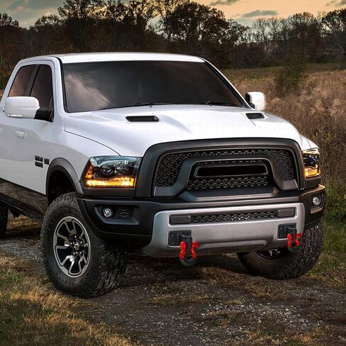 2 قطعة خطاف السحب الأمامي جبل قوس وحلقة D تناسب 2010-2020 Ram 2500/3500/4500 مع 3/4 "D حلقة تكبل in Kuwait