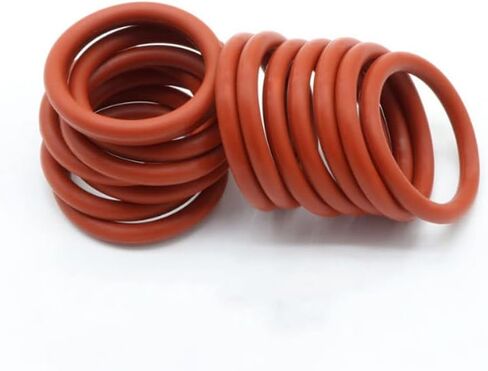مطاط السيليكون الأحمر سمك الحلقة O 1/1.5/2/2.4/3/3.5/4/5 مم OD 31-40 مم حلقة الختم المقاومة للحرارة O الأختام (20 قطعة، OD 36 مم، CS 1.5 مم) in Kuwait