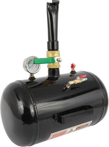 5 Gallon Air Tire Bead Seater 145PSI Blaster Tool Seating Inflator w/Gauge Air Blaster Tool Handheld Tire Seating Blaster Auto Repair Tool Truck ATV,Black in Saudi Arabia