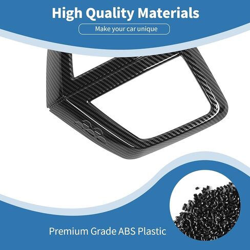 for Colorado Front Fog Light Cover Trim Fit for Chevy Colorado 2023 2024 2025 up Black Carbon Fiber Interior Accessories 2pcs in Kuwait