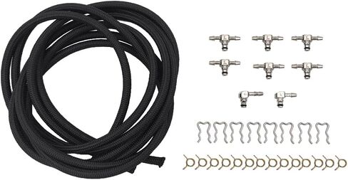 Fuel Injector Return Line Kit, 97328733 Fuel Injector Return Line Rail Kit with Fittings Clamps Fit for Chevrolet GMC Duramax LLY LBZ LMM 6.6L, Direct Replacement for GM Parts, 98062291 in Saudi Arabia