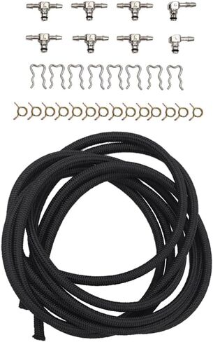 Fuel Injector Return Line Kit, 97328733 Fuel Injector Return Line Rail Kit with Fittings Clamps Fit for Chevrolet GMC Duramax LLY LBZ LMM 6.6L, Direct Replacement for GM Parts, 98062291 in Saudi Arabia