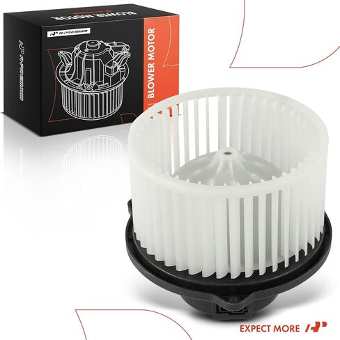 A-Premium Rear HVAC Heater Blower Motor Compatible with Kia Telluride 2020-2023, Sedona 2015-2021 - with Fan Cage, Replace# 97113A9000 in Kuwait