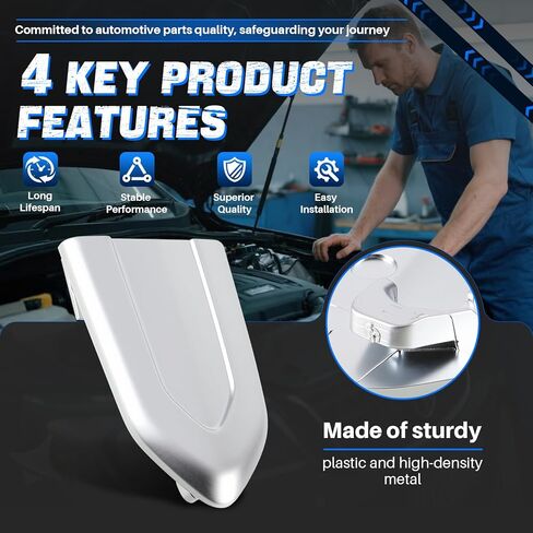 AUTOKAY 13599547 Front Driver Side Door Handle Lock Cover Cap Chrome Fits for Cadillac ATS CTS CT4 XTS XT5 XT4 CT6 in Kuwait