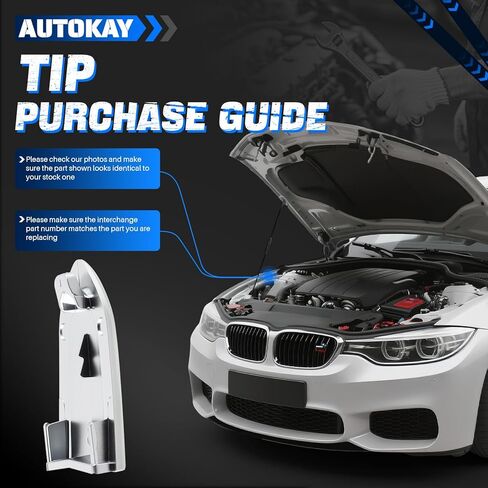 AUTOKAY 13599547 Front Driver Side Door Handle Lock Cover Cap Chrome Fits for Cadillac ATS CTS CT4 XTS XT5 XT4 CT6 in Kuwait