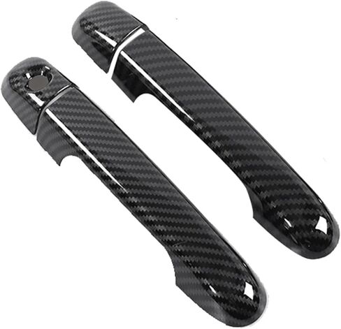 Car Door Handle Protector Cover, ASB Carbon Fiber Look Door Handle Covers Compatible for Hyundai Elantra 2007-2010 in Saudi Arabia