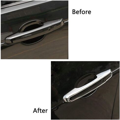 Chrome Exterior Door Handle Cover Trim for Jaguar E-PACE F-Pace 2018-2023 XE XF X260 2016-2021 Accessories Decor in Saudi Arabia