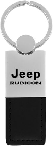 Au-TOMOTIVE GOLD Duo Rectangular Leather Key Chain for Jeep Rubicon in Kuwait