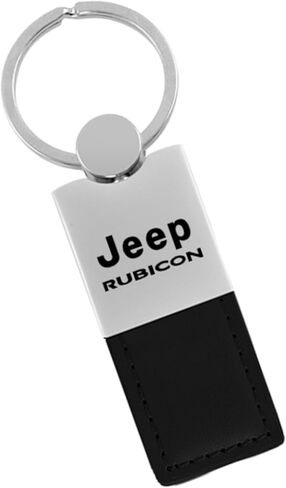Au-TOMOTIVE GOLD Duo Rectangular Leather Key Chain for Jeep Rubicon in Kuwait