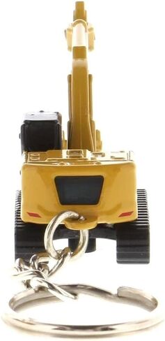 85981 Cat Micro 320 Hydraulic Excavator Keychain - Alloy Construction Vehicle Model, 3D Design Collectible Gift (Compatible with Key Ring/Backpack Charm) in Saudi Arabia
