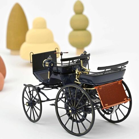 Pre-Order 1886 Daimler Motorkutsche - Dark Blue Diecast, 1:18 Scale - Norev in Saudi Arabia