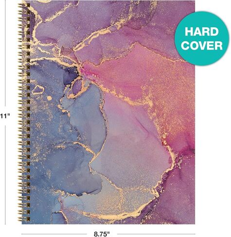 Global Printed Products 8.5x11 Fashion Spiral Notebook, 3-Pack, 120 Pages, College Ruled (Marble) in Kuwait