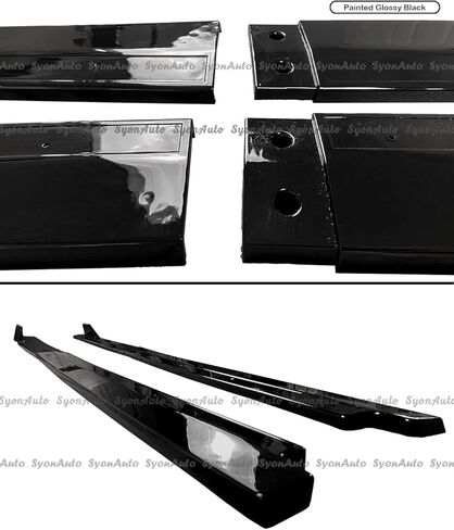 FITS 2025+ Toyota Camry Glossy Black TRD Style 4PCS ADD-ON Side Skirt Extension, 749755270022 in Saudi Arabia