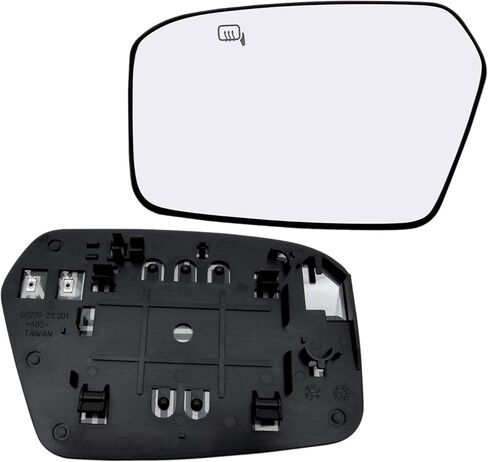 Driver Side Mirror Replacement For 2006 2007 2008 2009 2010 Ford Fusion, Mercury Milan Left Door Mirrors Heated with Backing Plate FO1324115 6E5Z17K707D in Kuwait