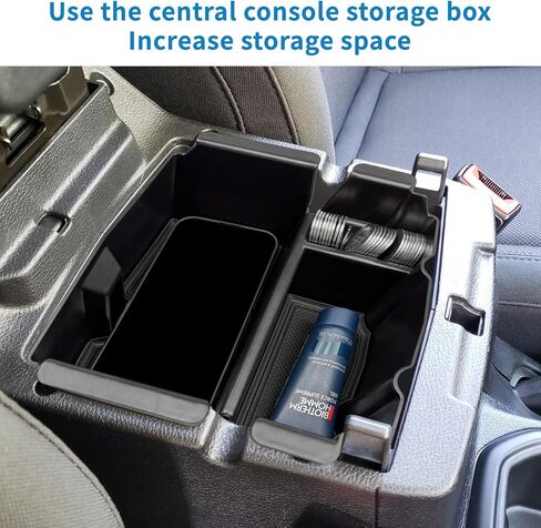 Zxiaochun 4PCS Center Console Organizer Tray for 2018 2019 2020-2023 Jeep Wrangler JL/JLU/4XE & Gladiator JT Accessories, Gear Shift Side Tray Organizer, Hanging Armrest Storage Box (Not for JK/JKU) in Saudi Arabia