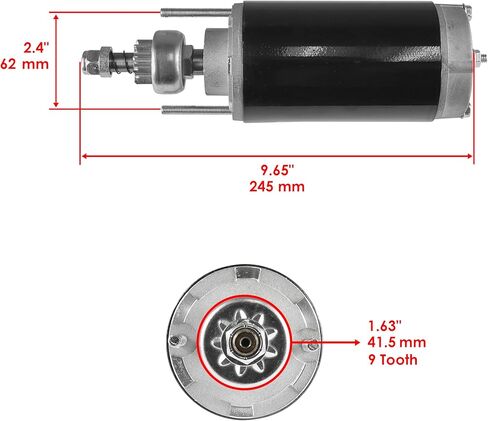 Caltric Starter Compatible with Force 75 75Hp 75El 75-El 75Elpt 75-Elpt 1998-1999 Marine in Kuwait