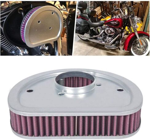 عنصر منظف فلتر الهواء البديل من HIFROM متوافق مع Harley Davidson FLHR Road King Road King FLSTC Heritage Softail Classic Motorbike Part # 29461-99 HD-1499 in Kuwait