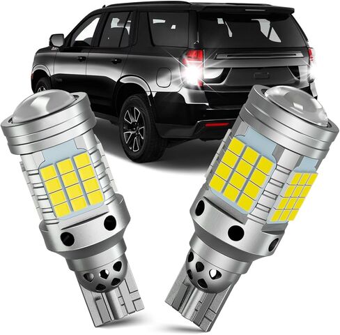 LED Reverse Light Bulbs for 2015-2023 Chevy Tahoe, 6000K White Super Bright Backup Bulbs Plug and Play, Pack of 2 in Saudi Arabia