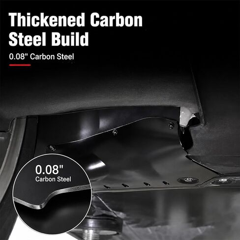 2PCS Coolant Line Skid Plate Guards Compatible with Model Y, Lower Chassis Coolant Pipe Protection Covers No-Drill Car Accessories for 2020-2026 in Saudi Arabia