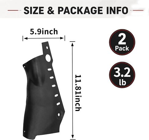 2PCS Coolant Line Skid Plate Guards Compatible with Model Y, Lower Chassis Coolant Pipe Protection Covers No-Drill Car Accessories for 2020-2026 in Saudi Arabia