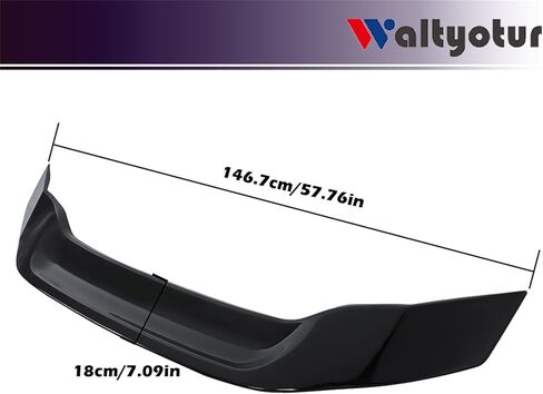 Waltyotur منقار البط اللامع الأسود غطاء صندوق السيارة المفسد الجناح استبدال لإلنترا 2021 2022 2023 2024 in Kuwait