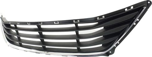 Garage-Pro Bumper Grille Compatible with 2014-2016 Hyundai Elantra Textured Black Shell w/Chrome Insert in Kuwait