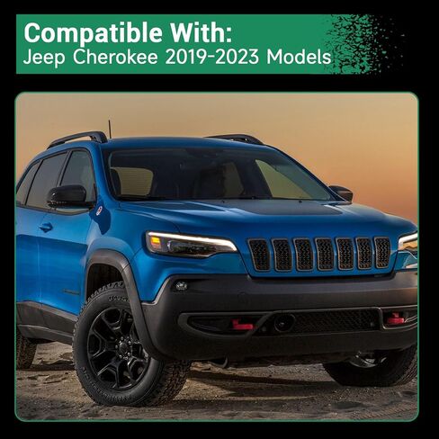 68425775AD Active Grille Shutter Assembly with Motor Upper Radiator Shutter Direct Replacement for Jeep Cherokee 2019 2020 2021 2022 2023 OEM Style Air Intake Shutter in Saudi Arabia