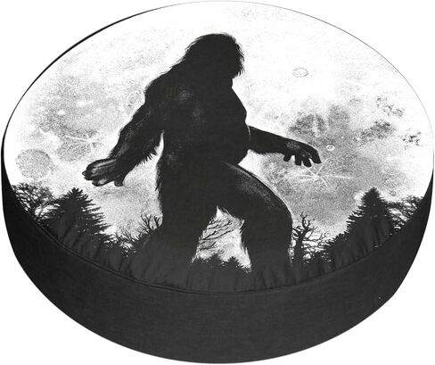RV Spare Tire Cover Bigfoot Full Moon Weatherproof Dust-Proof Universal for Trailer SUV Van Camp Travel Trailer 12" 13" 14" 15" 16" 17 Inch in Saudi Arabia