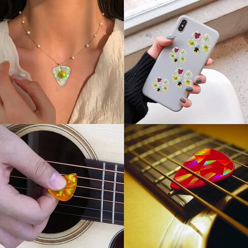 Handmade Crafts, Guitar Pick Mold for Resin Casting Silicone Resin Jewelry Mold Triangle Epoxy Resin Mold for Resin Artwork in Saudi Arabia