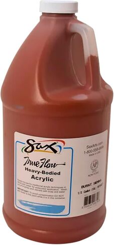 Sax PAINT ACRYLIC HB BURNT SIENNA 1/2 GALLON in Kuwait