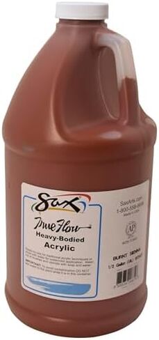 Sax PAINT ACRYLIC HB BURNT SIENNA 1/2 GALLON in Kuwait