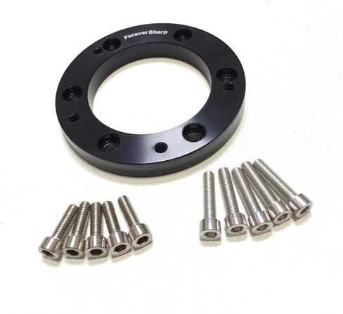 0.5" Forever Sharp Black Conversion Plate; to Install 5 Hole Wheel to 6 Hole Adapter in Saudi Arabia