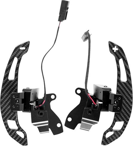 Magnetic Paddle Shifter for 2015-2025 Ford F150 Raptor/R Lariat King Ranch Platinum Tremor Limited 100% Real Carbon Fiber Steering Wheel Paddle Extensions (Openwork Design) in Saudi Arabia