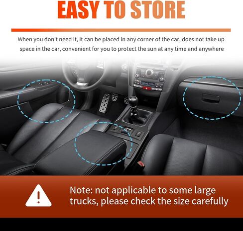 Car Steering Wheel Cover Sun Shade,3-Layer Aluminum Film Car Wheel Cover Protects Against Sun Damage,Universal Sterring Wheels Covers Cars Accessories for Cars,SUVs in Kuwait