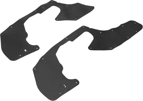 مجموعة من دروع سبلاش المتوافقة مع 1995-2004 Toyota Tacoma Wheel Liner Seal Splash Guard Fender Liner Shields Seal مع مشابك مطاطية (EPDM) غير مكتملة باللون الأسود الأيسر + الأيمن in Kuwait