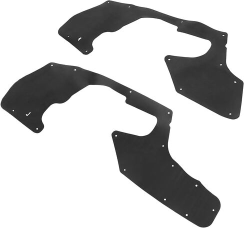 مجموعة من دروع سبلاش المتوافقة مع 1995-2004 Toyota Tacoma Wheel Liner Seal Splash Guard Fender Liner Shields Seal مع مشابك مطاطية (EPDM) غير مكتملة باللون الأسود الأيسر + الأيمن in Kuwait