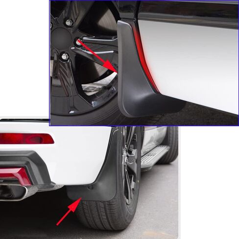 4Pcs Mud Guards Auto Mud Flaps Splash Guards Exterior Guards Fender Compatible with Toyota Yaris Sedan 2014 2015 2016 2017 2018 2019 2020 2021 2022 2023 2024 2025 2026 Mudguards Mudflaps in Saudi Arabia