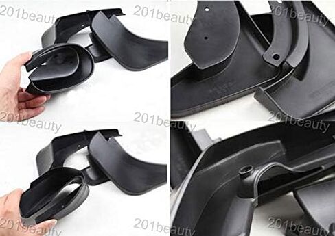 4Pcs Mud Guards Auto Mud Flaps Splash Guards Exterior Guards Fender Compatible with Toyota Yaris Sedan 2014 2015 2016 2017 2018 2019 2020 2021 2022 2023 2024 2025 2026 Mudguards Mudflaps in Saudi Arabia
