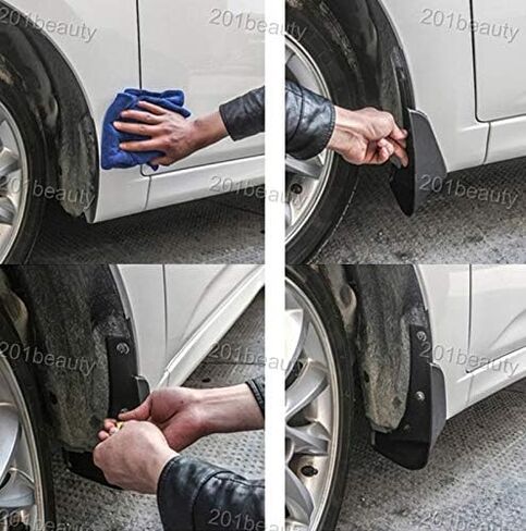 4Pcs Mud Guards Auto Mud Flaps Splash Guards Exterior Guards Fender Compatible with Toyota Yaris Sedan 2014 2015 2016 2017 2018 2019 2020 2021 2022 2023 2024 2025 2026 Mudguards Mudflaps in Saudi Arabia