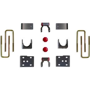 MAX TRAC SUSPENSION'S Part# 303150 is A 5" Rear FLIP KIT Including AXLE RELOCATORS, Shackles, Bump Stops & Spring Plates in Saudi Arabia