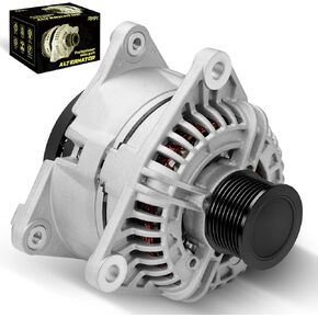 Oktiger 136A Diesel Upgraded Alternator for Dodge Ram 2500 Ram 3500 Laramie Slt Sport St Trx4 2006 2007 5.9L, for Dodge Ram 2500 St Ram 4000 2006-2009, L6 12V CW 8-Groove Clutch Pulley OE 04801475AA | Precision CNC castings + die-cast aluminum housing, Pu in Saudi Arabia