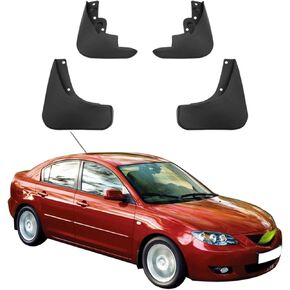 MIDOON 4PCS Car Mud Flaps Splash Guards Mudguards Car Mud Flaps Compatible with Mazda 3 2004 2005 2006 2007 2008 in Kuwait