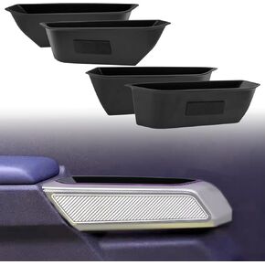 ecocstm 4 PCS Door Handle Storage Organizer, Compatible with Ford Bronco 2021 2022 2023 2024, ABS Door Pockets Tray Organizer Accessories, Front And Rear Handle Inserts Pocket Tray in Saudi Arabia