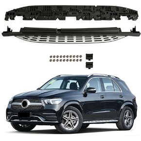 Running Boards Side Steps for 2020-2026 Mercedes-Benz GLE W167 GLE350 GLE450 GLE450e GLE580,Not Fit GLE Coupe Right and Left Aluminum Side Step with Brackets in Saudi Arabia