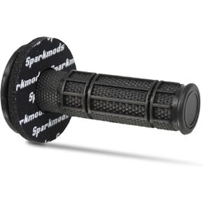 7/8'' Dirt Bike Grips with Grip Donuts, Half Waffle Handlebar Grips for Motorcycle Motocross Pit Bike E-Bike in Saudi Arabia