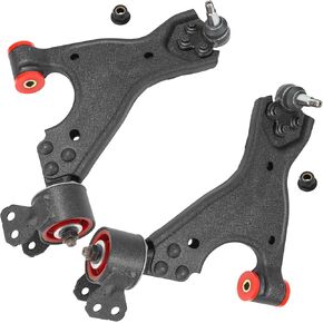 2pc Front Lower Control Arms w/Ball Joint for 2008-2017 Buick Enclave, 2009-2017 Chevy Traverse, 2007-2016 GMC Acadia/ 2017 Limited, 2007-2010 Saturn Outlook, Assembly Replacement K621231 K621232 in Saudi Arabia