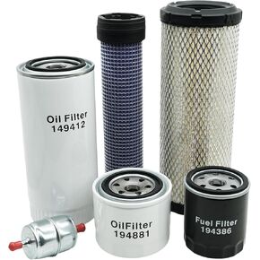 Filter Service Kit Fit for Ditch Witch SK800 SK600 Stand-On Skid Steer, Fuel Filter Oil Filter Replace 194038 149412 194039 194881 155941 in Kuwait